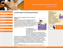 Tablet Screenshot of frauenbeauftragte-online.de